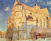 Kirche von Moret Alfred Sisley